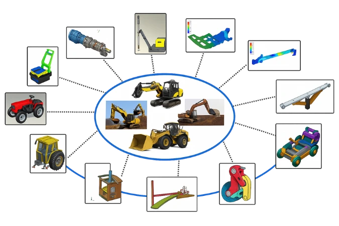 Off Road Vehicles, Construction & Mining M/c engineering design